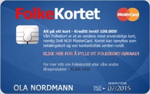 telefinans folkekortet mastercard kredittkort